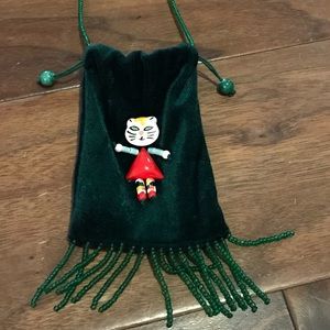 Cute necklace pouch/bag